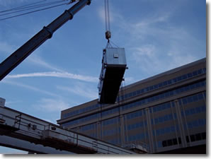 Rigging of Economizer at Central Heating Plant, Washington, DC